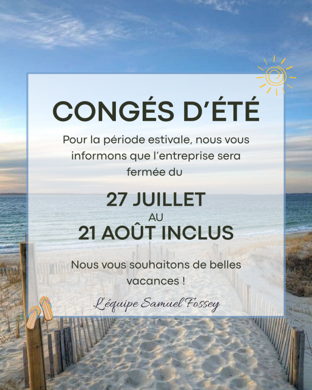 Fermeture p�riode estivale 